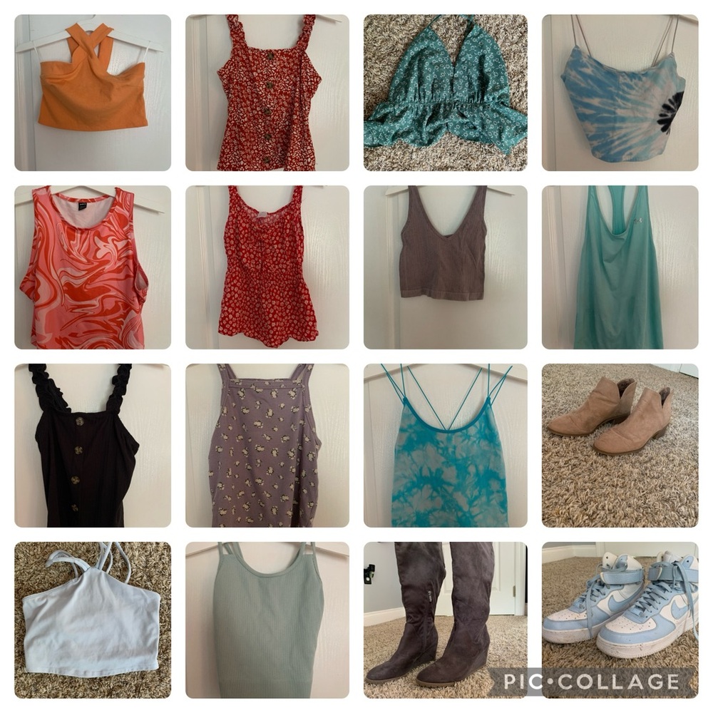 Huge closet clean out, clothes for all seasons of all sizes for sale